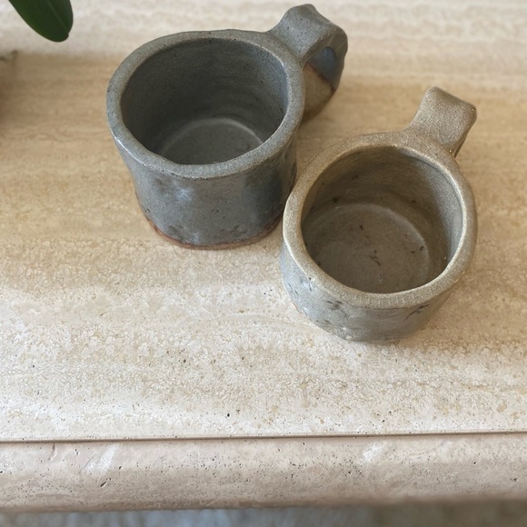 Lucero D.P. Ceramic Pottery Glazed Oversized Coffee Mugs X2 - Picture 5 of 13